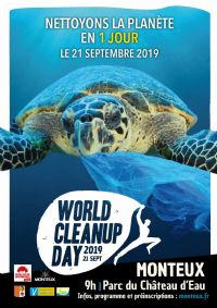 World Cleanup Day Monteux. Le samedi 21 septembre 2019 à MONTEUX. Vaucluse. 